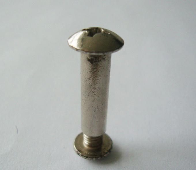 Slotted / Phillips Drive Metal Binding Post , Stainless Steel Butt Screws