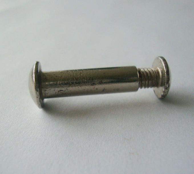 Slotted / Phillips Drive Metal Binding Post , Stainless Steel Butt Screws