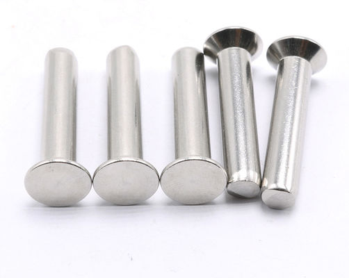 China 18-8 Flat Head Stainless Steel Solid Rivets , Countersunk Head Solid Rivet supplier