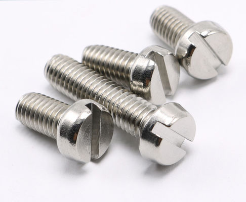 China 18-8 Stainless Steel Slotted Drive Fillister Head Screws ASME B18.6.3 Slotted Drive Fillister Head Slotted Screws supplier