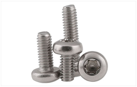 China 18-8 Stainless Steel Tamper Proof Torx Screws M3 With Right Hand Thread Direction supplier