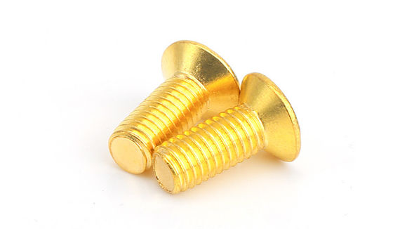 China ISO4762 Brass Flat Head Screws Countersunk Head DIN965 Fully Threaded supplier