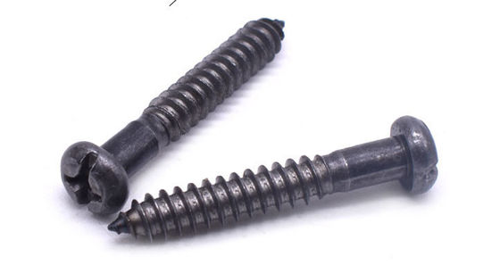China Black Oxide Steel Combination Slotted/Phillips Drive Pan Head Self Tapping Screws supplier