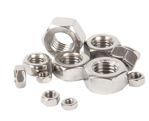 China A2-70 18-8 Stainless Steel Metric Hex Nuts M1-M160 High Quality Hexagon Nuts supplier