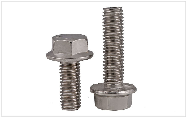 Stainless Steel SerratedFlange Hex Head Screws DIN6921 SerratedFlange
