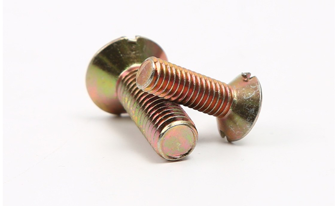 DIN 963 Slotted Countersunk Flat Head Screws M4 , Rockwell B71 Hardness