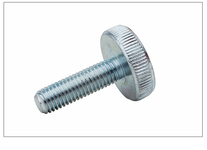 Zinc Plated Steel DIN653 KnurledHead Thumb Screws KnurledHead Adjustment Screws