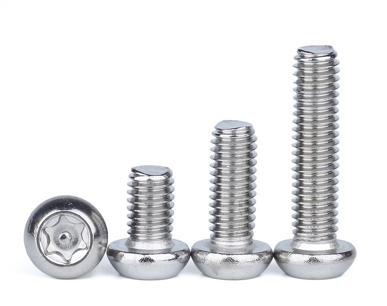 Tamper Resistant Button Head Torx Screws ASME 18.3 With Fully Threaded