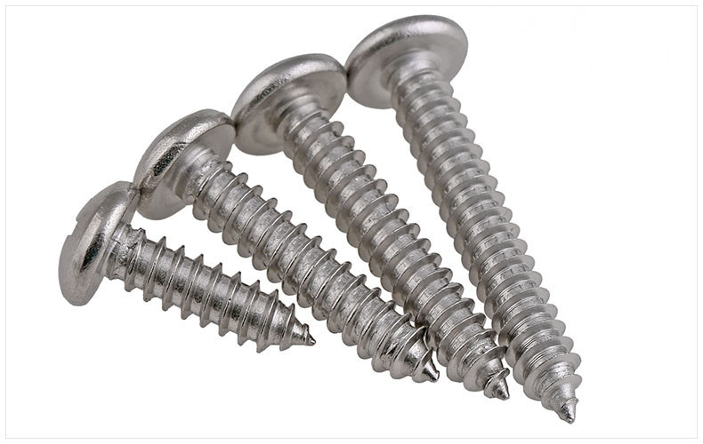 Stainless Steel Phillips Rounded Head Screws for Sheet Metal DIN7981