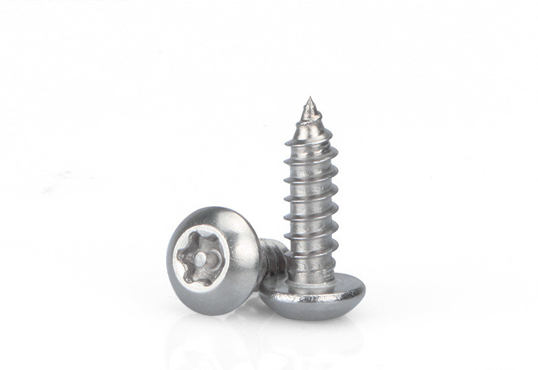 Stainless Steel Pin In Torx Drive Pan Head Self Tapping Screws Tamper