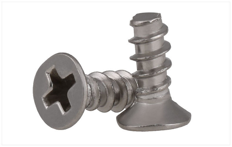 Stainless Steel Undercut Flat Head Blunt Screws Countersunk Head Type B