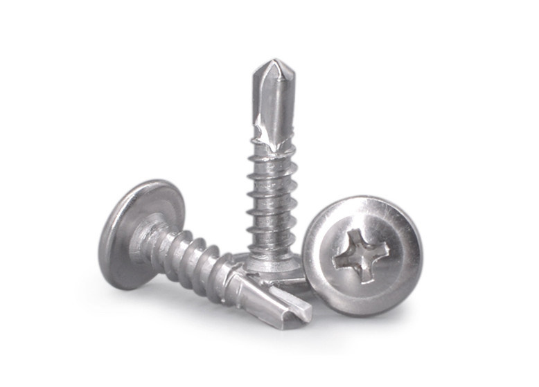 Stainless Steel Phillips Drive Truss Head Self Drilling Screws For Metal