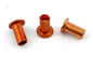 Small Semi Tubular Red Copper Rivets For Brake Linings Corrosion Resistance supplier
