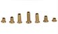 Brass Tubular Rivets  Brass Pipe Type Rivet Nuts Brass Brake and Clutch Lining Rivets supplier