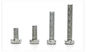 White Galvanized Hex Head Screws M4 , Right Hand Thread Phillips Head Bolt DIN931 supplier