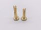 Brass Pan Head Slotted Screws  Slotted Drive Pan Head Machine Screws DIN85 Slotted Drive Machine Screws supplier