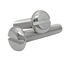 White Zinc Plated Steel Pan Head Slotted Screws DIN85 Slotted Drive Pan Head Machine Screws supplier