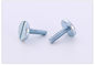 White Zinc Plated Steel Slotted Drive Thumb Screws GB833 Big Filliser Head Slotted Drive Screws supplier