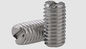 ISO4766 Stainless Steel Slotted Set Screws with Flat Point  Slotted Drive Flat Point Headless Screw supplier