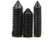 ISO7434 Black Oxide Alloy Steel Slotted Drive Cone-Point Headless Screws supplier