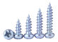 Zinc Plated Pan Head Phillips Drive Pointed Screws Phillips Drive Round Head Tapping Screws supplier