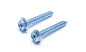 Blue Zinc Plated Drive Hexagon Flanged Head Metal Tapping Screws Pointed Screws supplier
