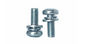 Zinc Plated Steel Pan Head SEMS Screws Pan Head Screws With Flat Washer And Spring Washer supplier
