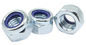 Factory Supply DIN985 Zinc Plated Steel Blue Nylon-Inserts Locknuts supplier