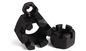 Black Zinc Plated Steel Locknuts for Use with Cotter Pins Castle Nuts Slotted Nuts supplier