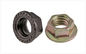 Class 8 Zinc Plated Steel Hexagon Nuts With Flange DIN6923 Flange Lock Nuts supplier