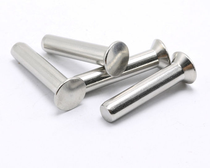 188 Flat Head Stainless Steel Solid Rivets , Countersunk Head Solid Rivet