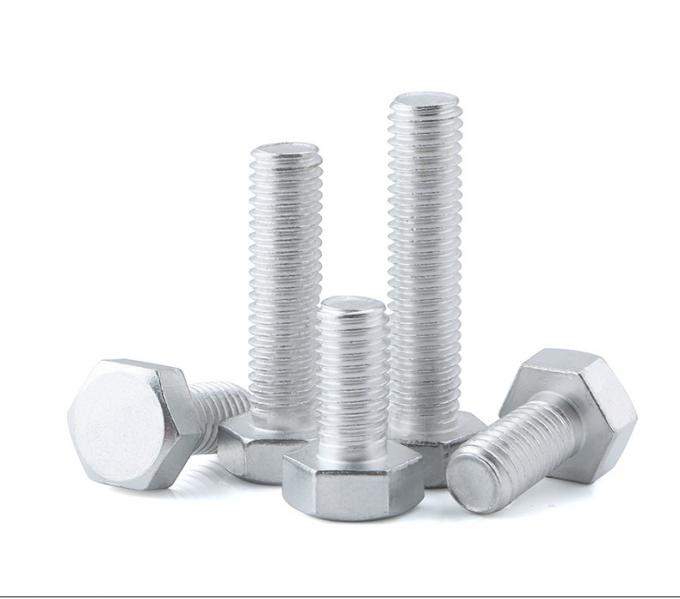 6061 Aluminum Alloy Hex Head Screws ISO4017 Aluminum Alloy Hexagon Bolts