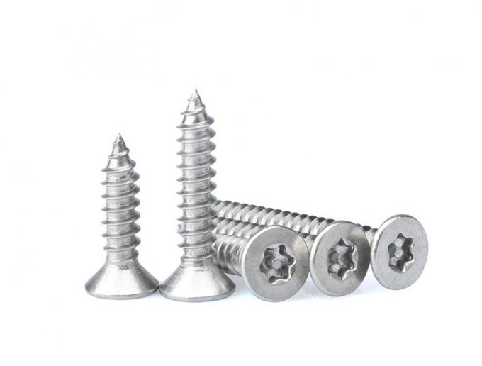 Pin In Torx Drive Metal Tapping Screws Tamper Resistant Torx Flat Head