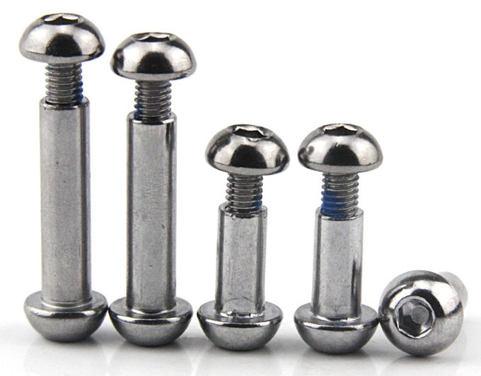 Stainless Steel Hex Drive Binding Barrels and Screws Button Head Nylok