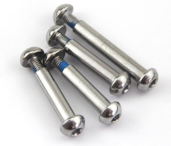 Stainless Steel Hex Drive Binding Barrels and Screws Button Head Nylok