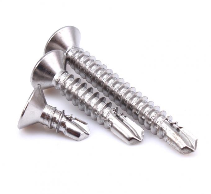 410 Stainless Steel Phillips Drive Countersunk Head Drilling Tapping Screws