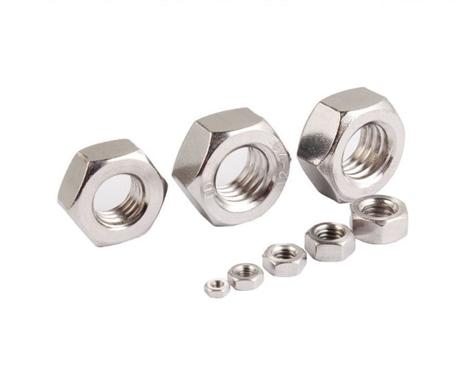 A2-70 18-8 Stainless Steel Metric Hex Nuts M1-M160 High Quality Hexagon Nuts