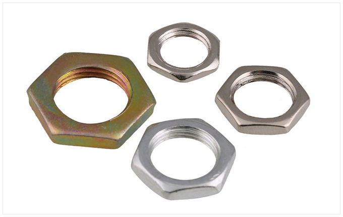 DIN439B Zinc Plated Steel Thin Hexagon Nuts  Cheap Price Jam Nuts