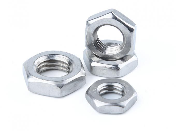 DIN439B Stainless Steel Thin Hexagon Nuts Stainless Steel Jam Nuts