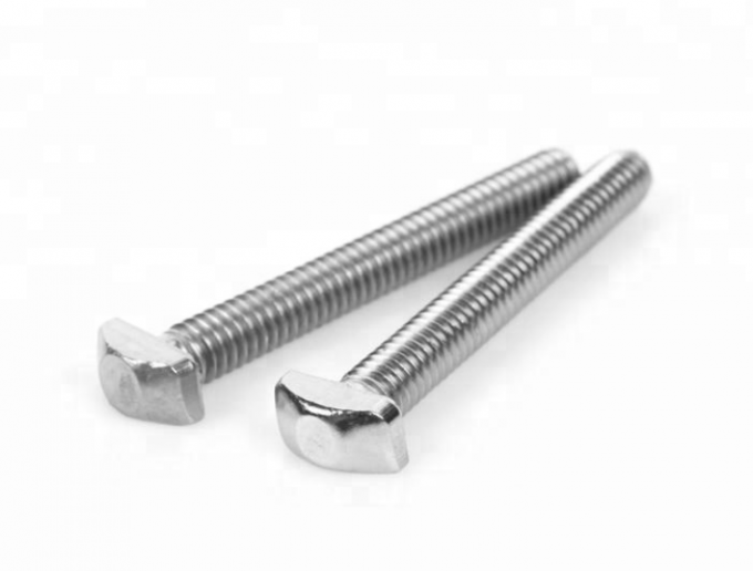 Polish Finish Track T Head Bolts A270 Stainless Steel T Bolts T Nut Bolts
