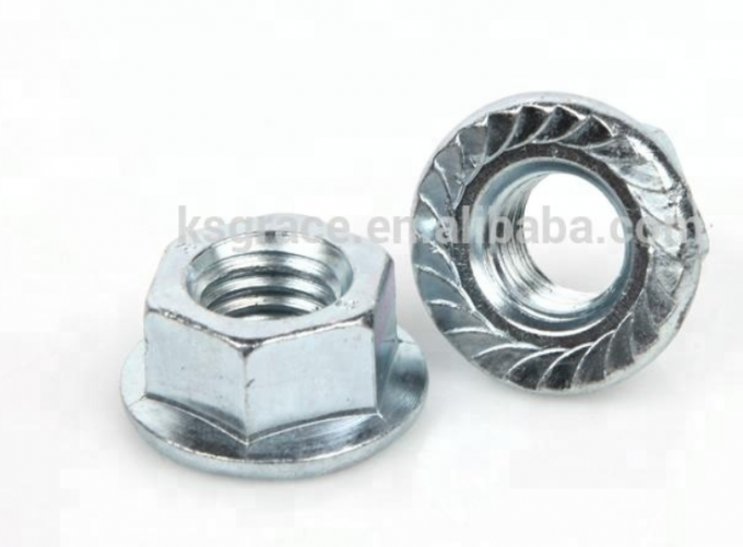 DIN6923 Hex Flange Nuts, Hex Serrated Flange Nut
