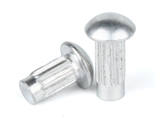 China Aluminum Alloy Pan Head Rivets Knurled Rivet For Name Plate ISO Approved supplier