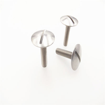 China Stainless Steel Extra-Wide Truss Head Slotted Screws GB947 Big Truss Head Slotted Drive Screws ASME B18.6.3 Screw supplier