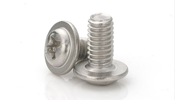 China Phillips Stainless Steel Machine Screws , Flanged Button Head Screw ISO9001 Approved supplier