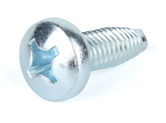China Pan Head Phillips Drive Thread Forming Screws Zinc Plated Steel Tapping Screws supplier