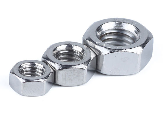 China DIN934L 18-8 Stainless Steel Left-Hand Threaded Hexagon Nut supplier