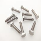 Stainless Steel GB31 Hex Bolt With Split Pin Hole On Shank Hex Head Bolt For Safety Wire