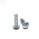 CE ROHS ISO9001 Slotted Round Head Wood Screws Zinc Plated