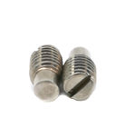 DIN 417 Slotted Set Screw Carbon Steel Stainless Steel Set Screw With Dog Point