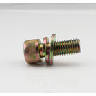 Hex Socket Head Color Zinc Plated Sems Screw With Captive Washer